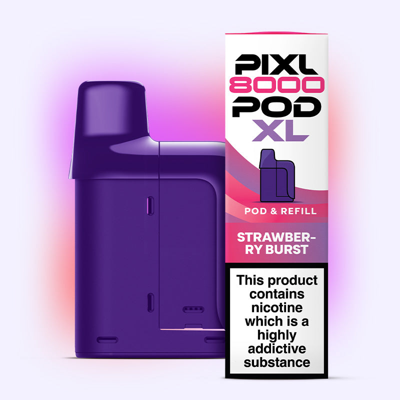Strawberry Burst Pixl 8000 Pod