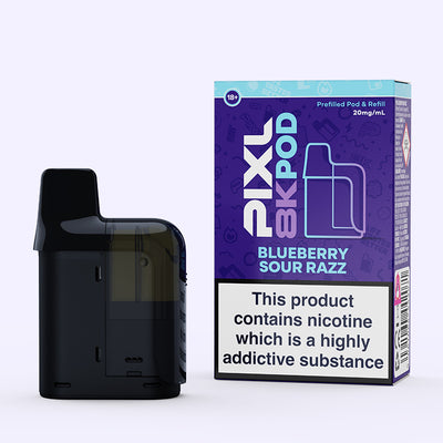 Blueberry Sour Razz Pixl 8000 Pod