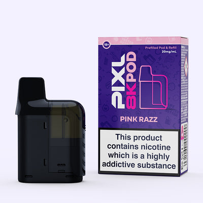 Pink Razz Pixl 8000 Pod