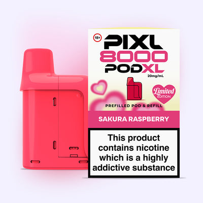 Sakura Raspberry Valentine's Edition Pixl 8000 Pod