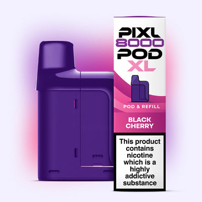Black Cherry Pixl 8000 Pod