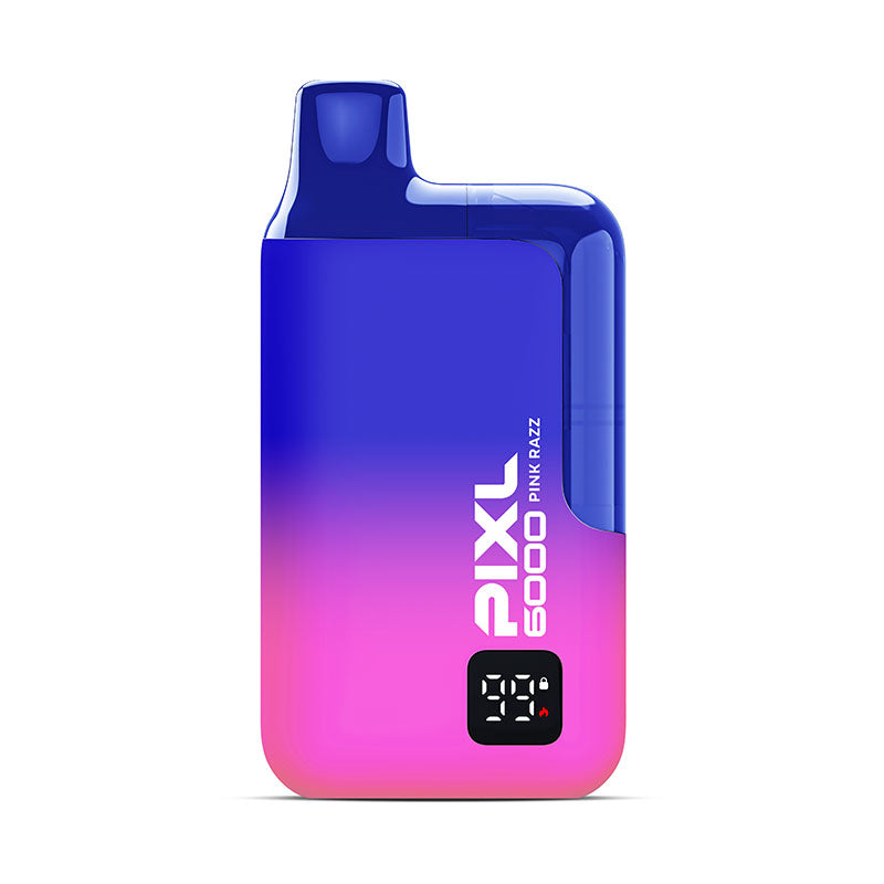 PIXL 6000 Pink Razz Legal Big Puff Disposable